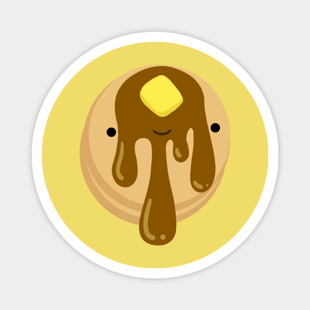 Cute Pancake Breakfast Friend Magnet by SaganPie